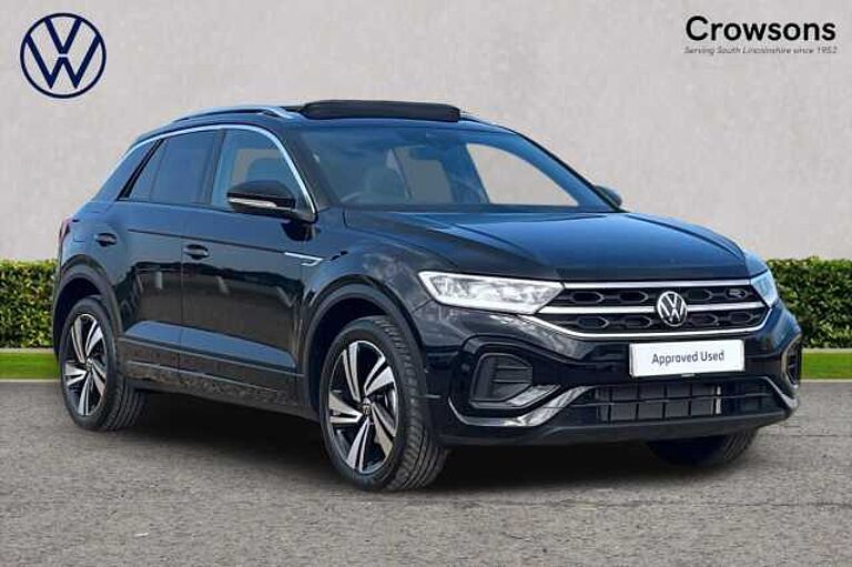 Volkswagen T-roc 1.5 TSI R-Line 5dr DSG  SUN ROOF, REAR CAMERA , 18' NEVADA  ALLOY  WHEELS.