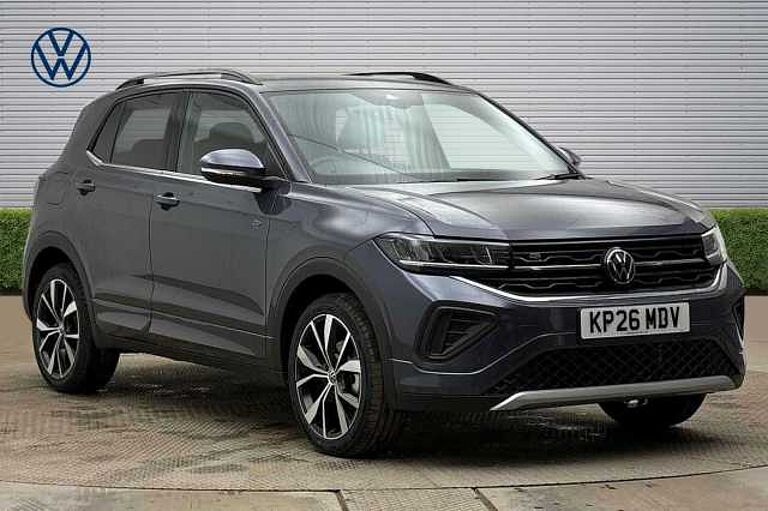 Volkswagen T-cross 1.0 TSI 115 R-Line 5dr ⭐18' 'Misano', Black, diamond-turned surface⭐